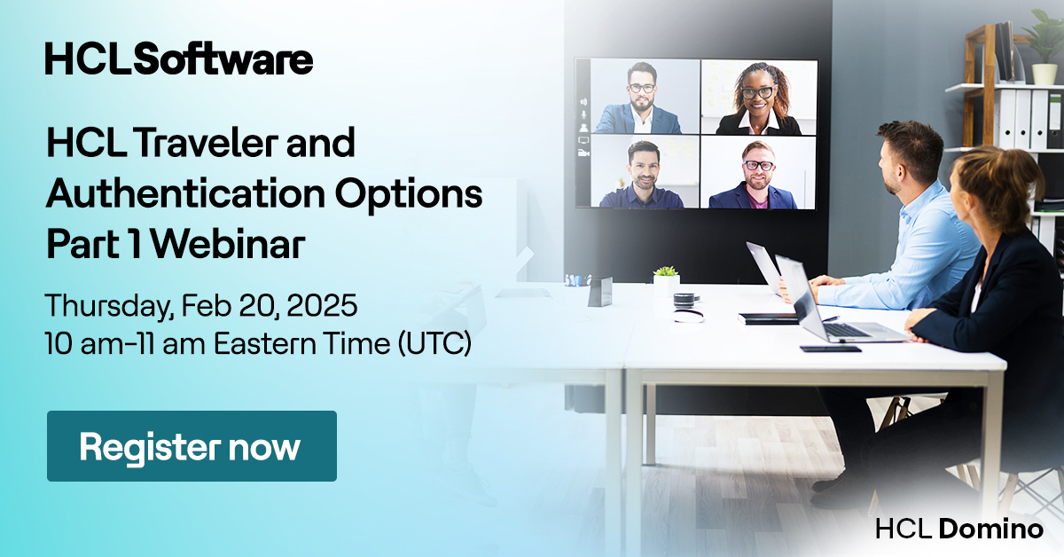 HCL Traveler and Authentication Options Part 1 Webinar 1200x628