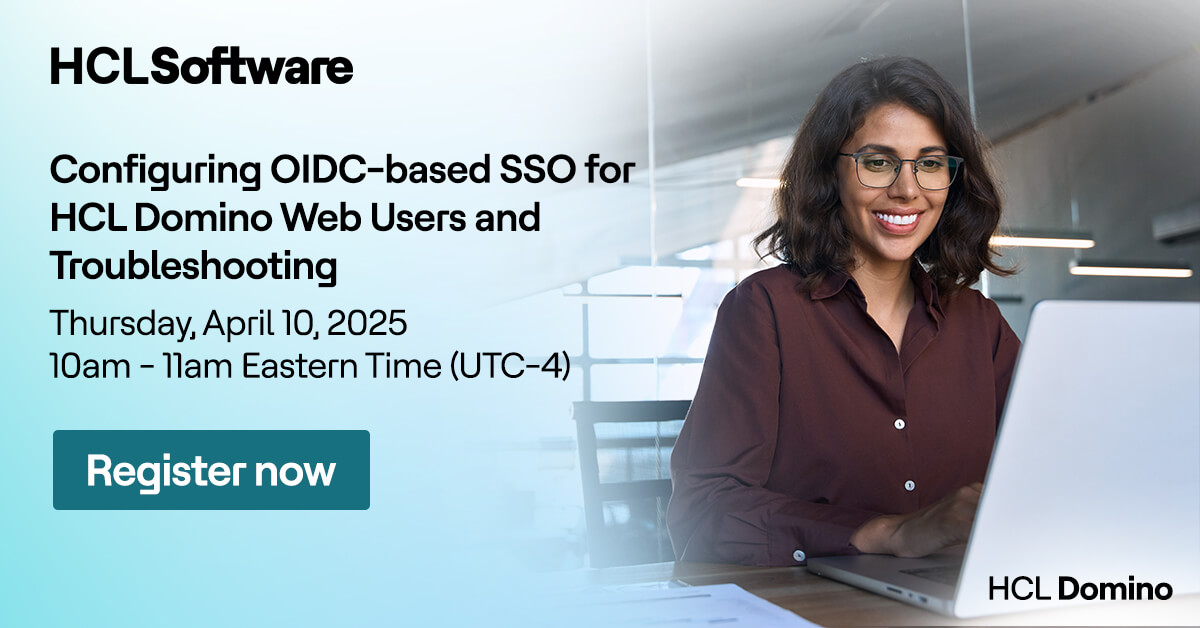 Configuring OIDC based SSO for HCL Domino